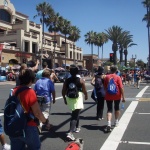 Volkswalking Main St in Huntington Beach